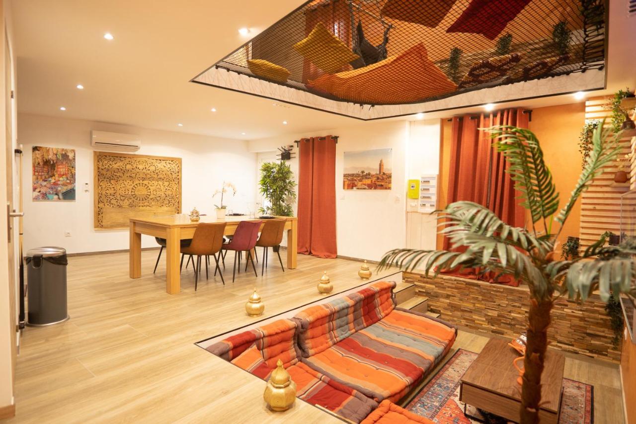 Capsule Marrakech I Chicha I Sauna I Balneo I Console Ps5 I Cinema Trith-Saint-Leger المظهر الخارجي الصورة